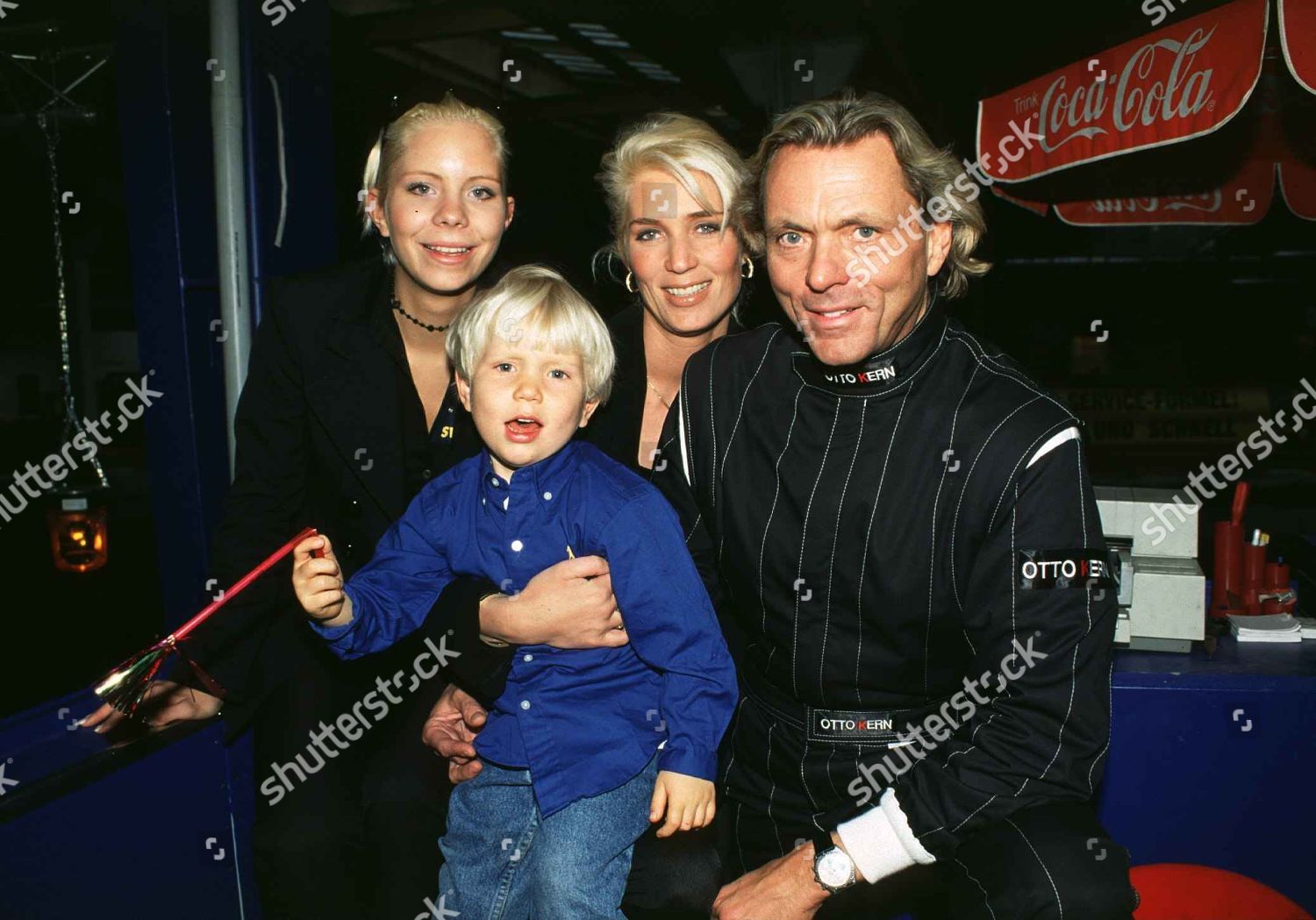 Otto Kern Wife Sarah Daughter Candy Editorial Stock Photo - Stock Image