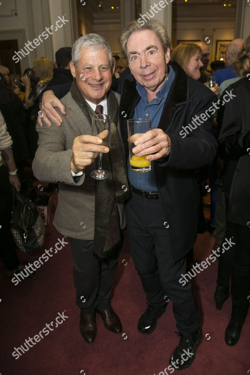 Cameron Mackintosh Sir Andrew Lloyd Webber Editorial Stock Photo