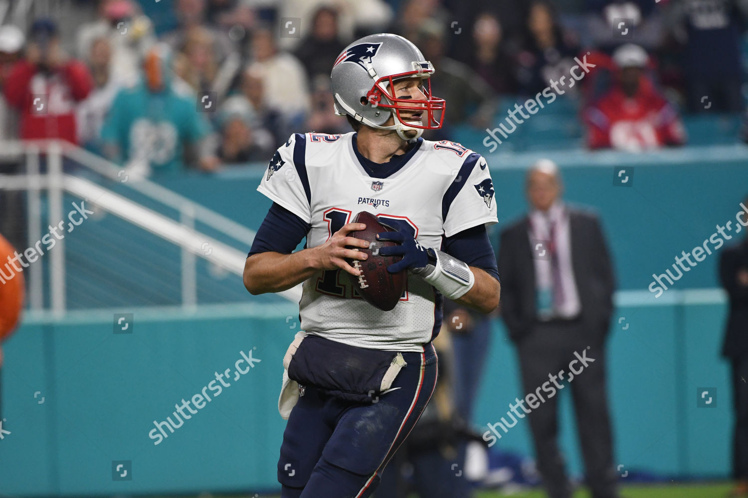 Tom Brady 12 New England Action Editorial Stock Photo - Stock Image ...