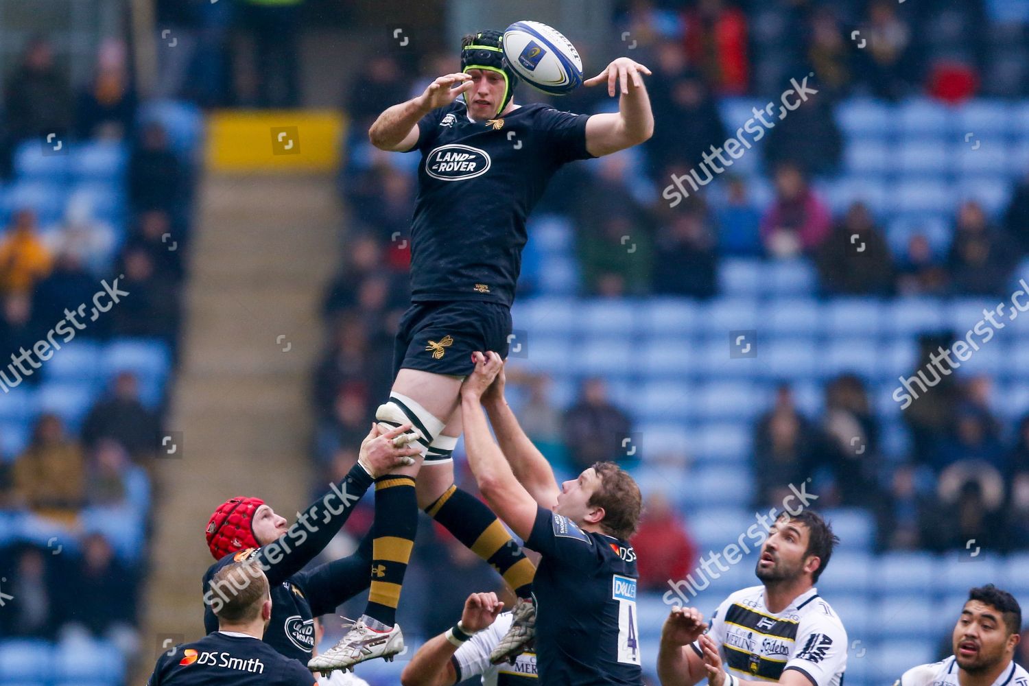 Wasps Lock James Gaskell 5 Catches Editorial Stock Photo - Stock Image ...