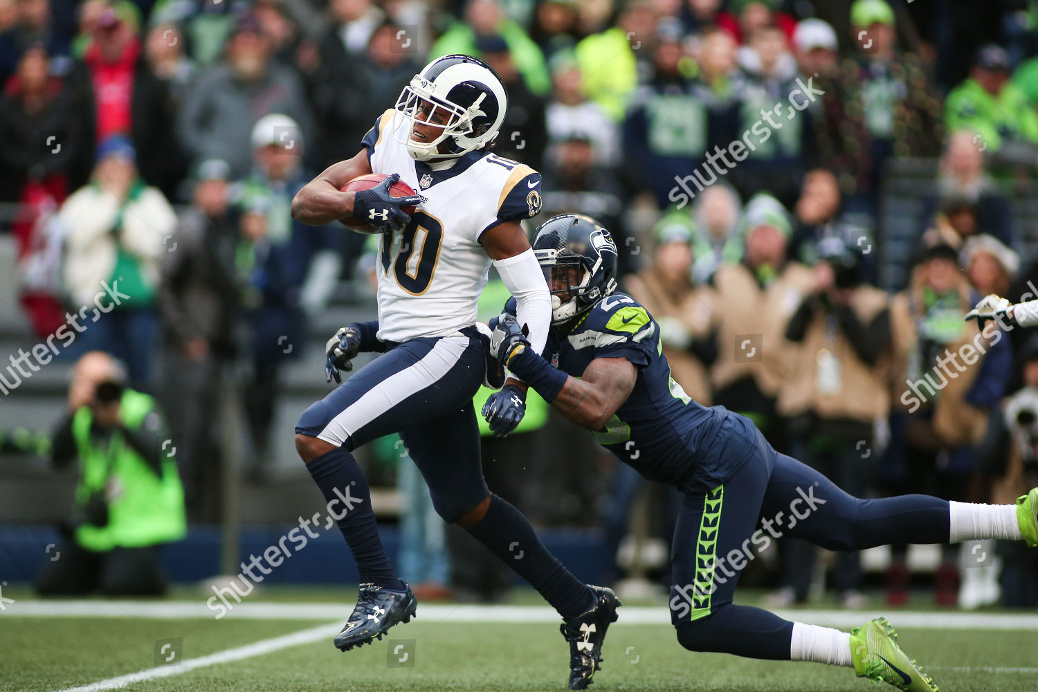 Seattle Seahawks Cornerback Neiko Thorpe 23 Editorial Stock Photo 