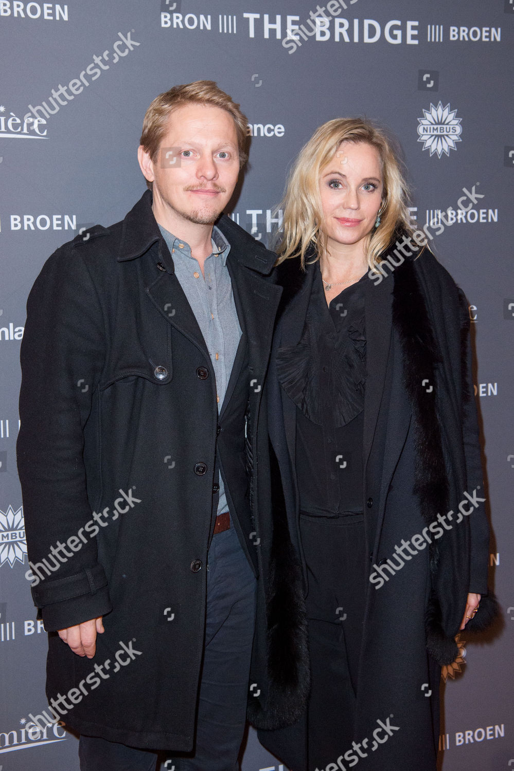 Thure Lindhardt Sofia Helin Editorial Stock Photo - Stock Image ...