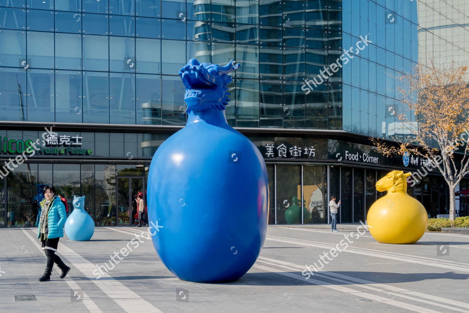 Various Chinese Zodiac Sculptures Can Be Editorial Stock Photo - Stock