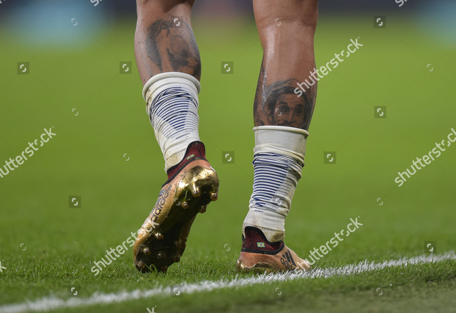 Tattos On Legs Kenedy Chelsea Editorial Stock Photo - Stock Image ...