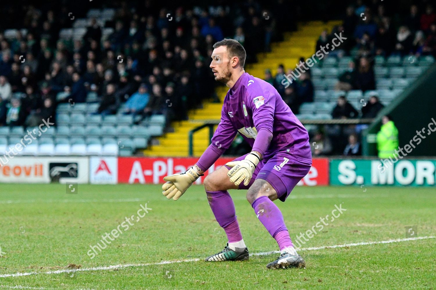 Artur Krysiak 1 Yeovil Town During Editorial Stock Photo Stock Image