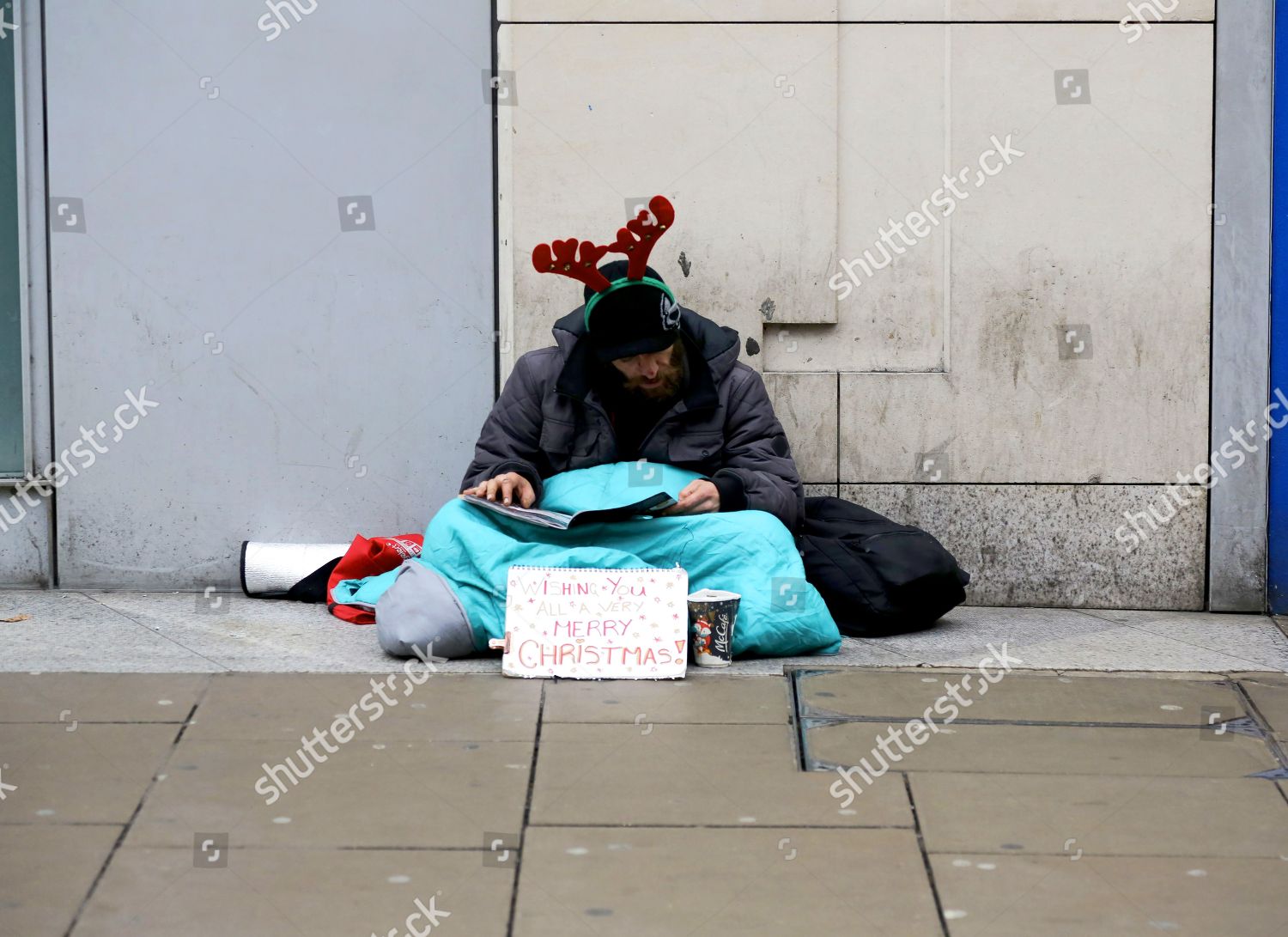 homeless man Oxford Street Editorial Stock Photo - Stock Image ...