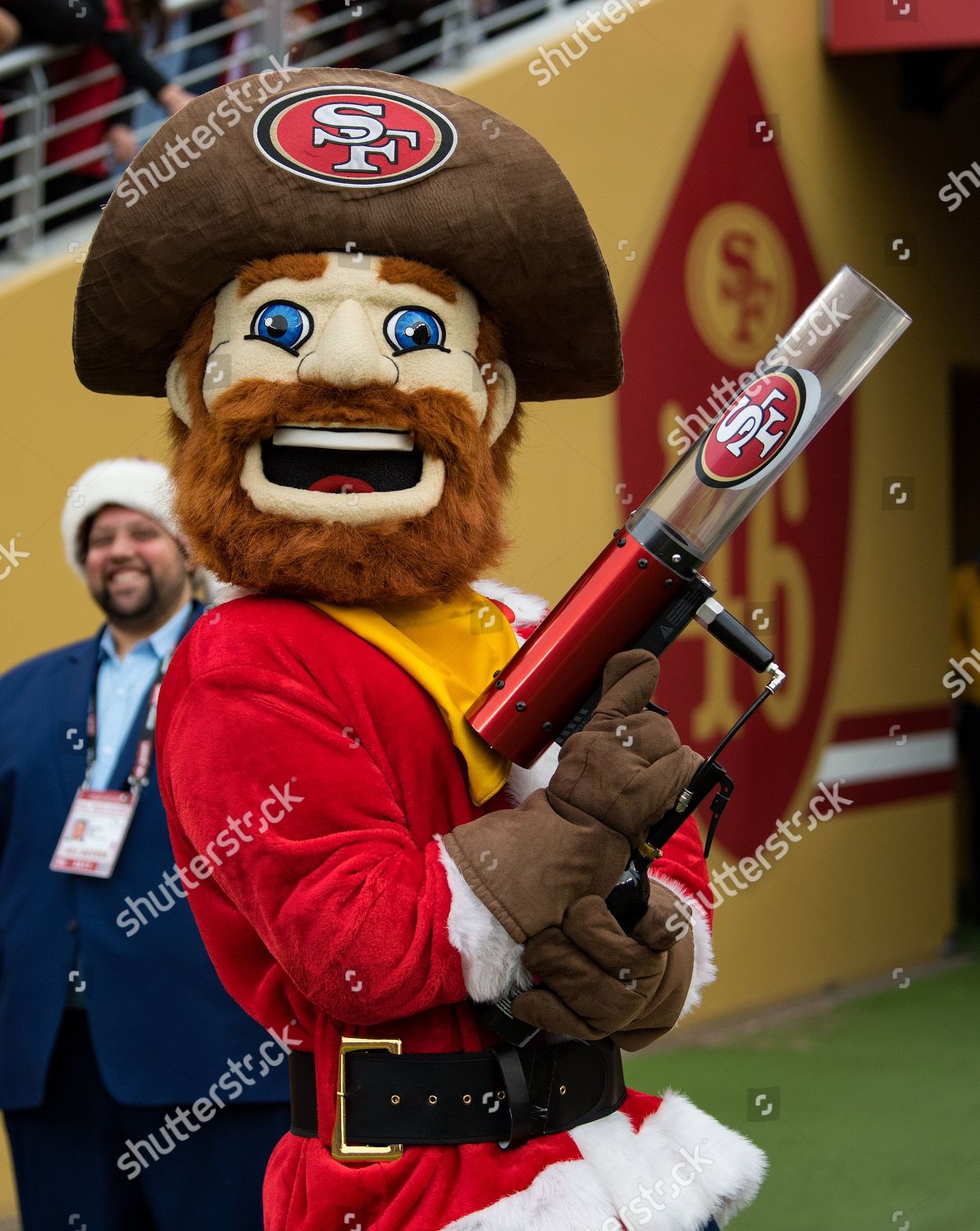 49ers Mascot Sourdough Sam Entertains Fans Editorial Stock Photo - Stock  Image