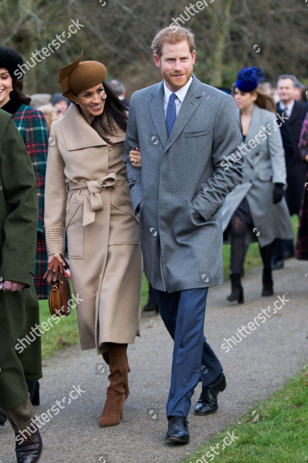 Meghan Markle Prince Harry Christmas Day Editorial Stock Photo Stock