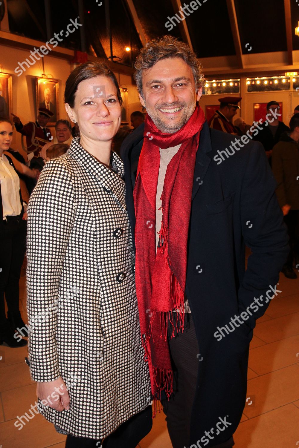 Jonas Kaufmann Mit Partner Christiane Lutz Editorial Stock Photo ...