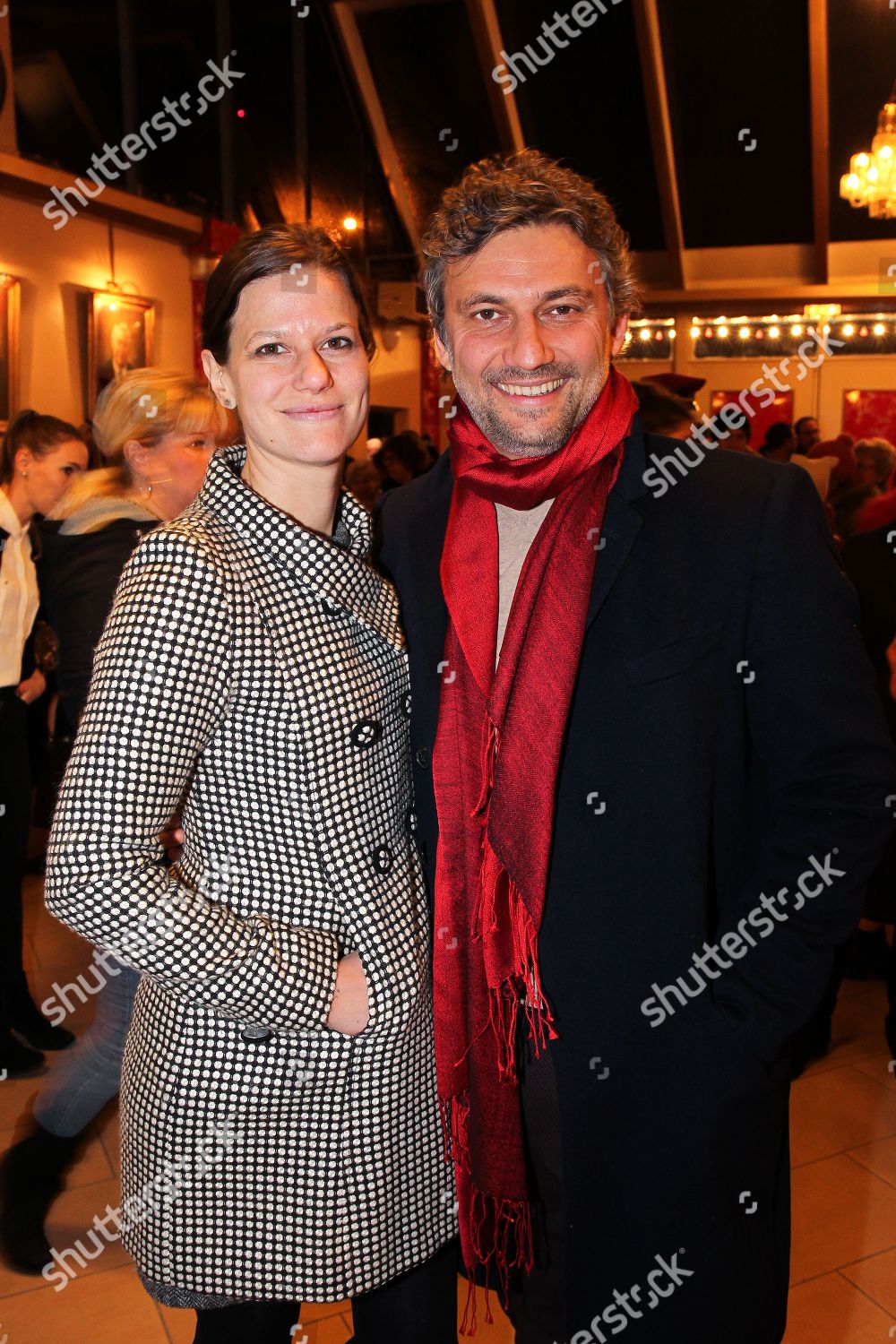 Jonas Kaufmann Mit Partner Christiane Lutz Editorial Stock Photo ...