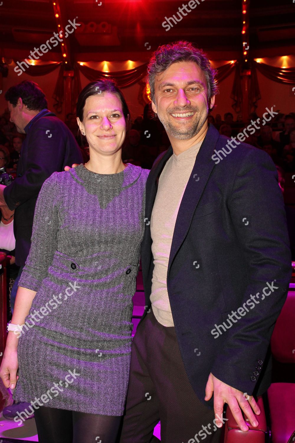 Jonas Kaufmann Mit Partner Christiane Lutz Editorial Stock Photo ...