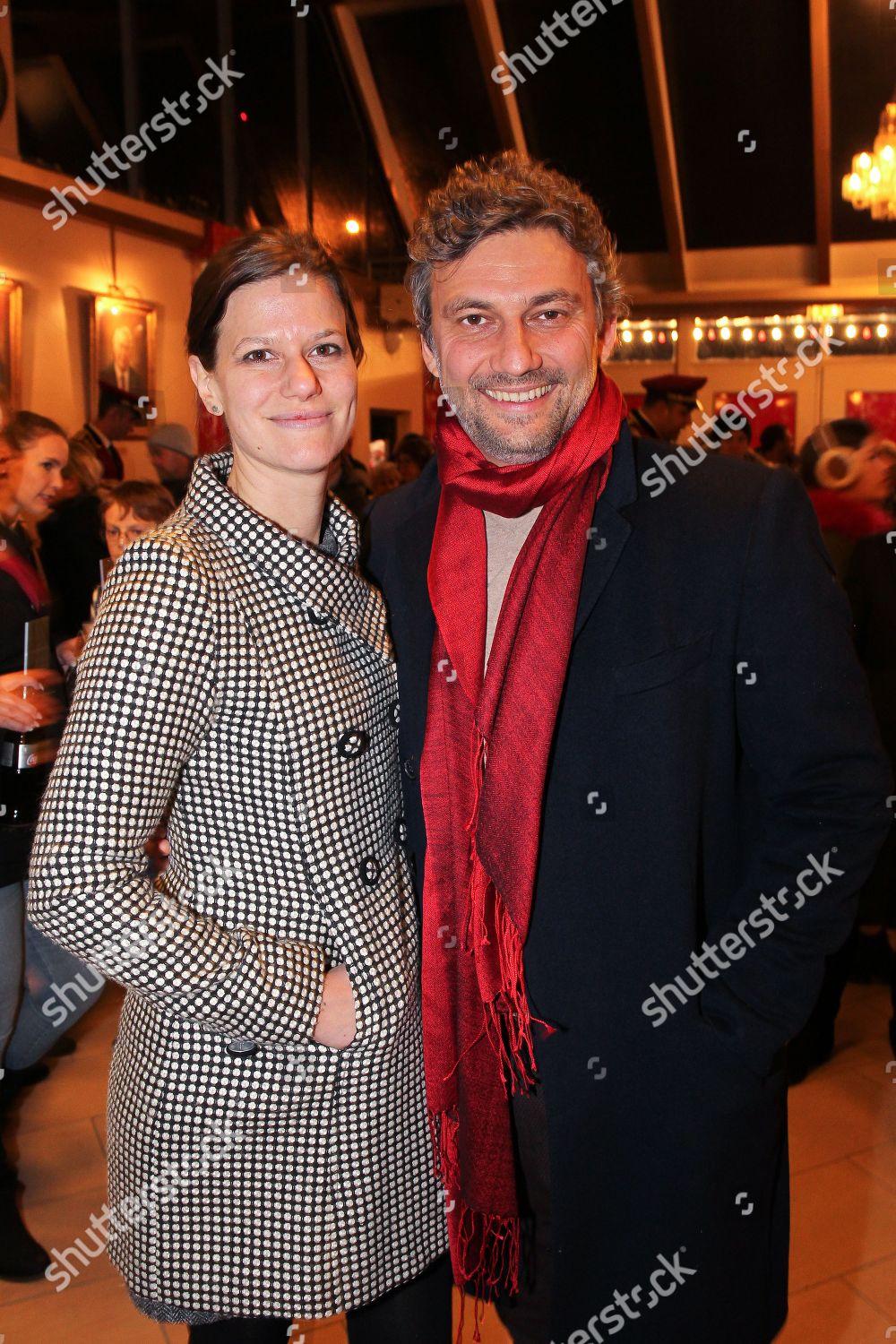 Jonas Kaufmann Mit Partner Christiane Lutz Editorial Stock Photo ...