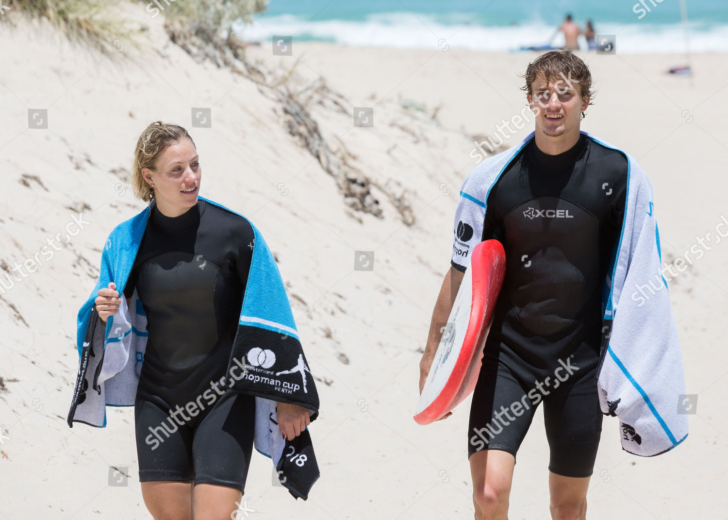 Angelique Kerber Alexander Zverev Redaktionelles Stockfoto Stockbild Shutterstock