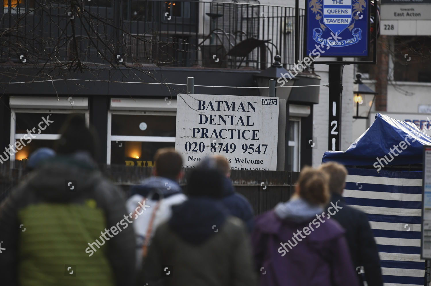 Batman Dental Practice Sign Near Stadium Editorial Stock Photo - Stock  Image | Shutterstock