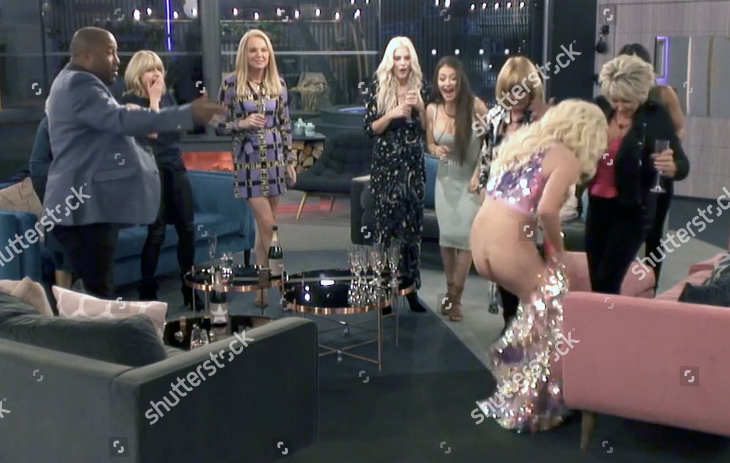 Housemates React Courtney Act Having Wardrobe Malfunction