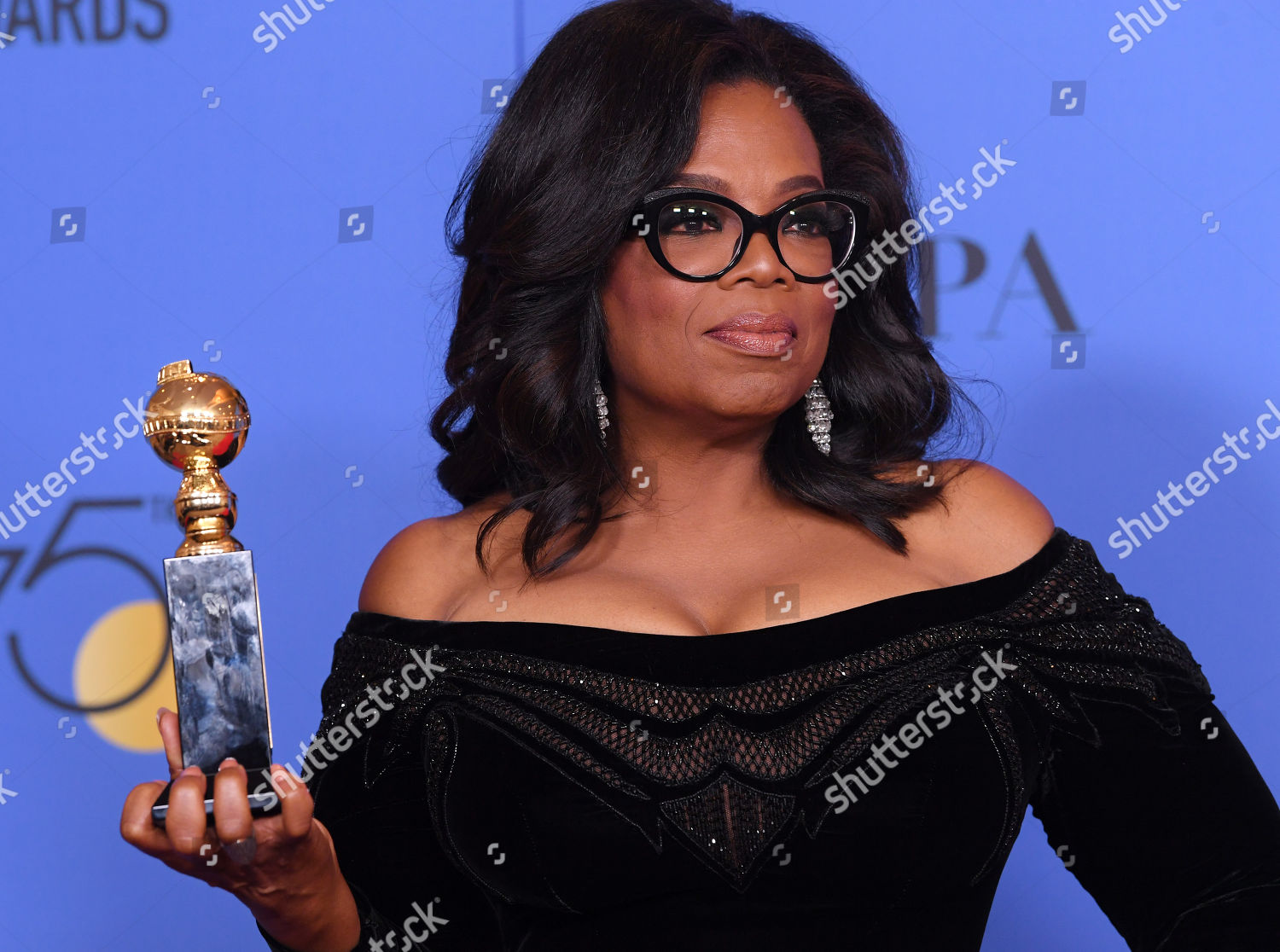 Oprah Winfrey Cecil B Demille Award Editorial Stock Photo - Stock Image ...