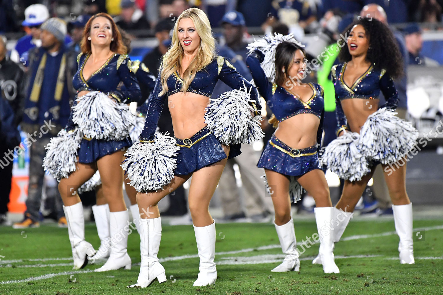 Los Angeles Rams Cheerleaders Photos from Wild Card Weekend