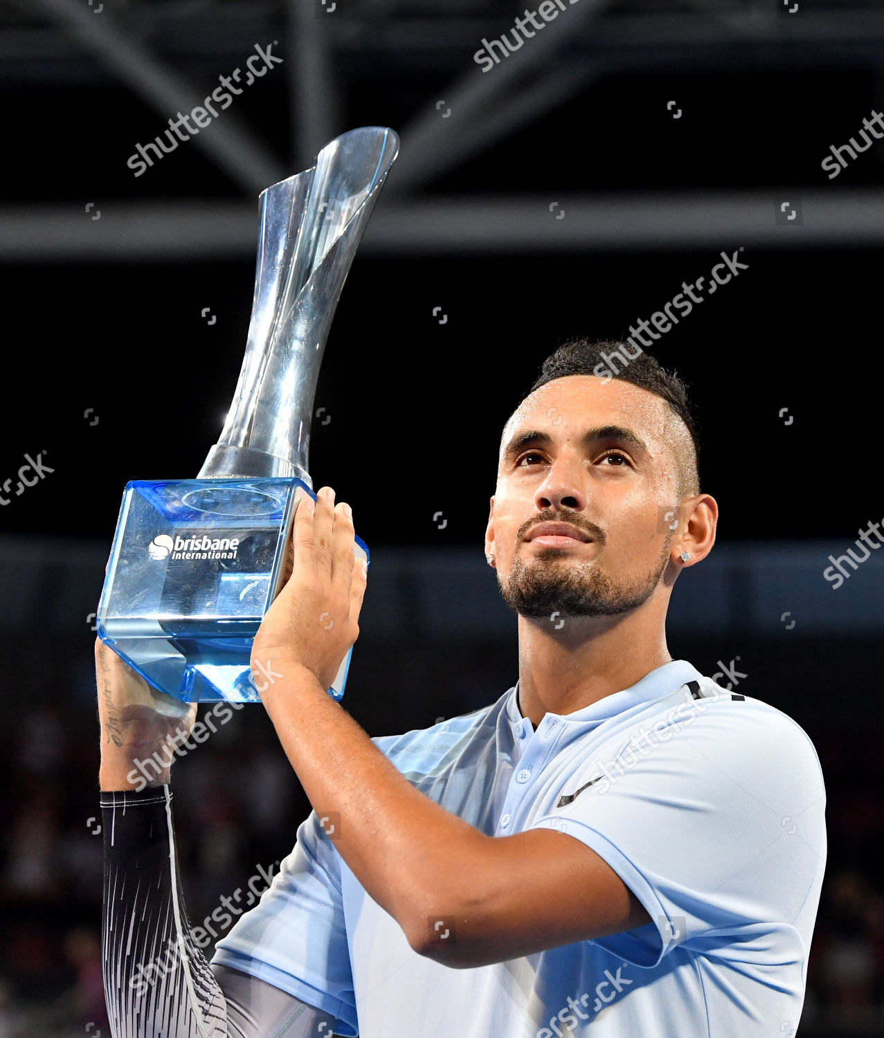 Nick Kyrgios Australia Poses His Winners Editorial Stock Photo - Stock ...