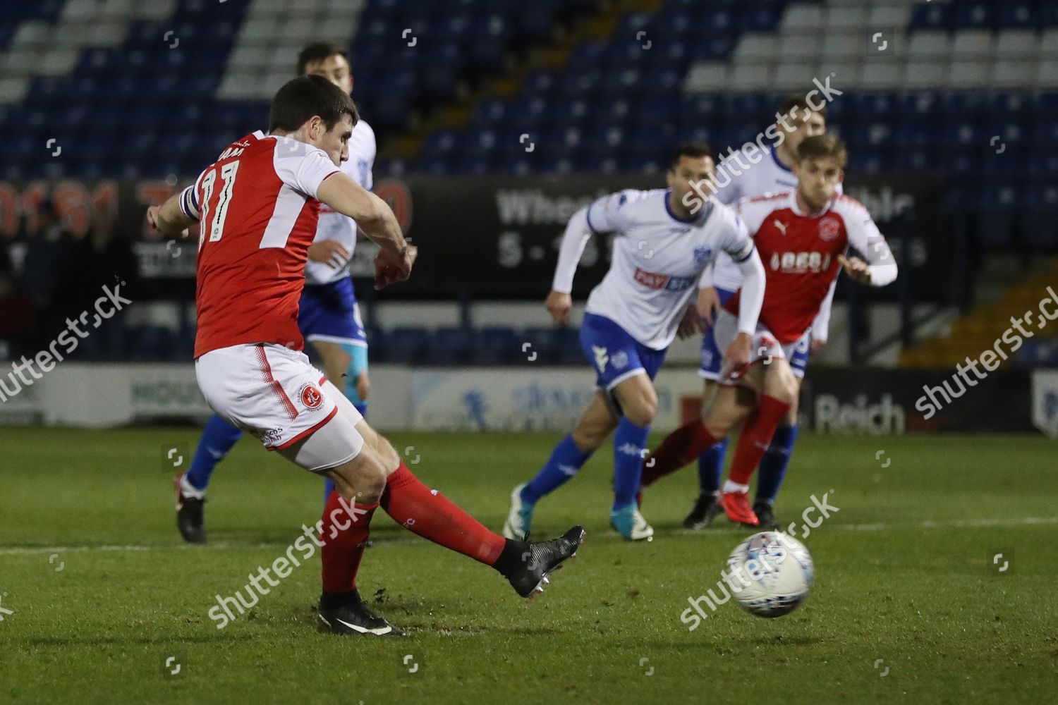 Bobby Grant Fleetwood Town Scores 2nd Editorial Stock Photo - Stock ...