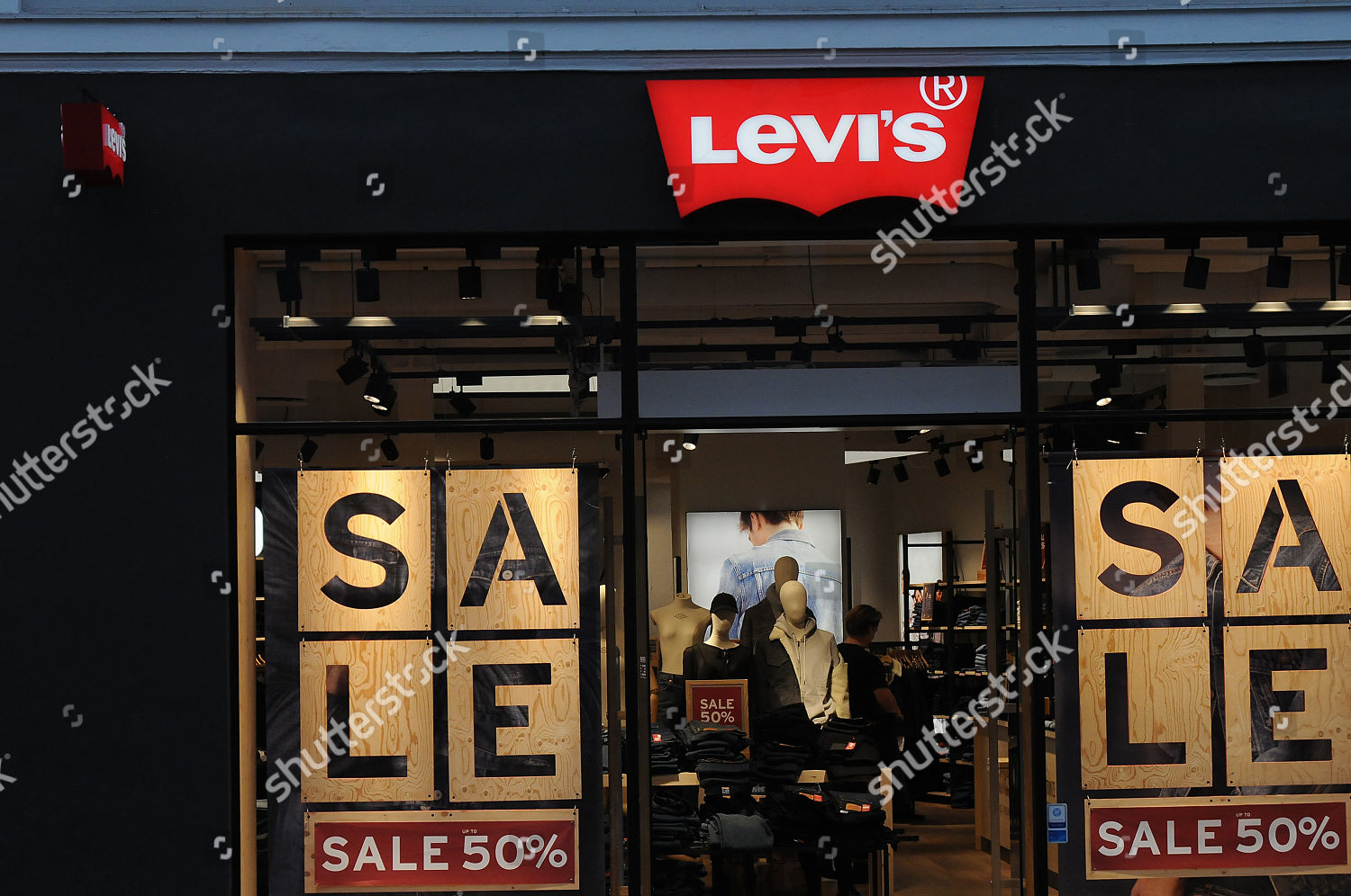 50 Off Sale Levis Store On Editorial Stock Photo - Stock Image |  Shutterstock