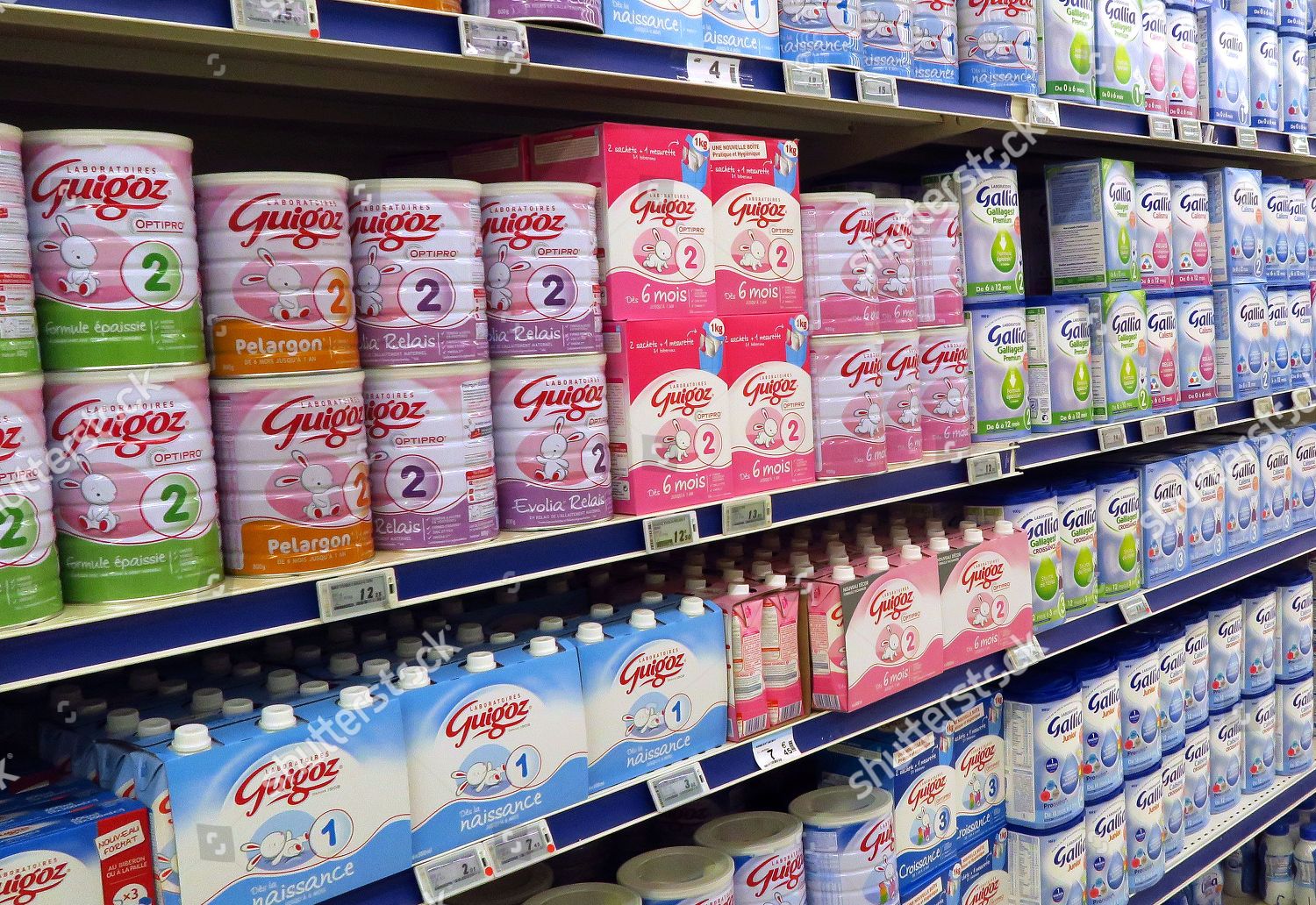 Baby Milk Products Recommended By French Pediatric Editorial Stock Photo Stock Image Shutterstock
