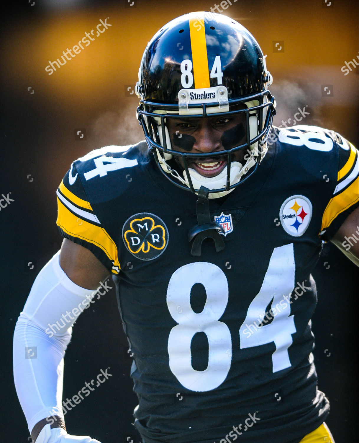Th Steelers Antonio Brown 84 During Editorial Stock Photo - Stock Image
