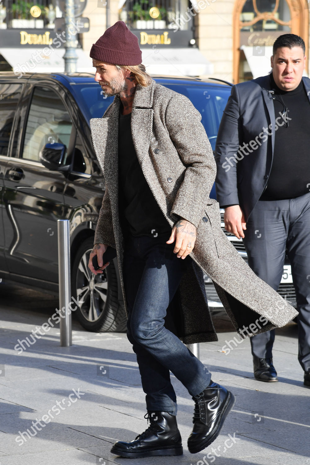 David Beckham Arrives Ritz Hotel Editorial Stock Photo Stock Image Shutterstock