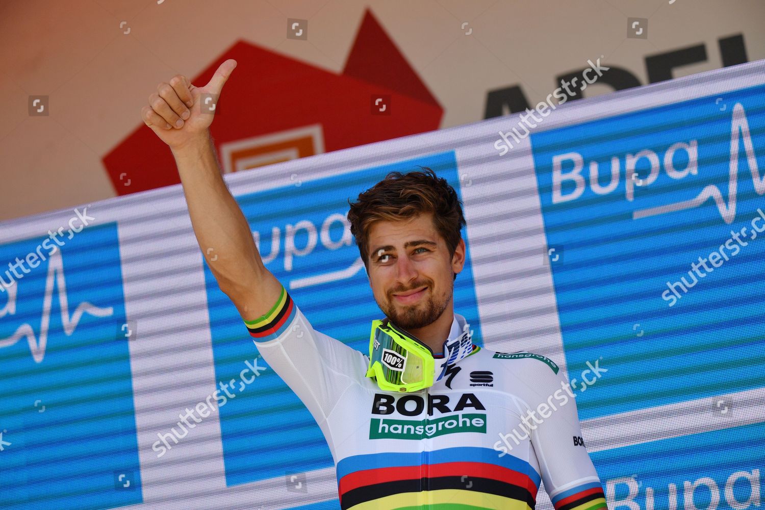 Peter Sagan Celebrates After Winning Stage Editorial Stock Photo ...