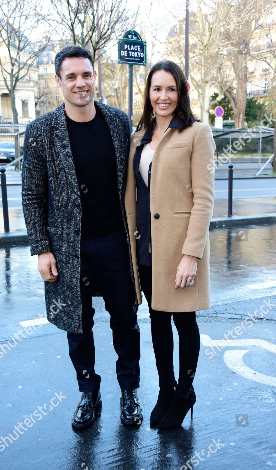 Dan Carter and his wife Honor Carter attending the Cerruti 1881