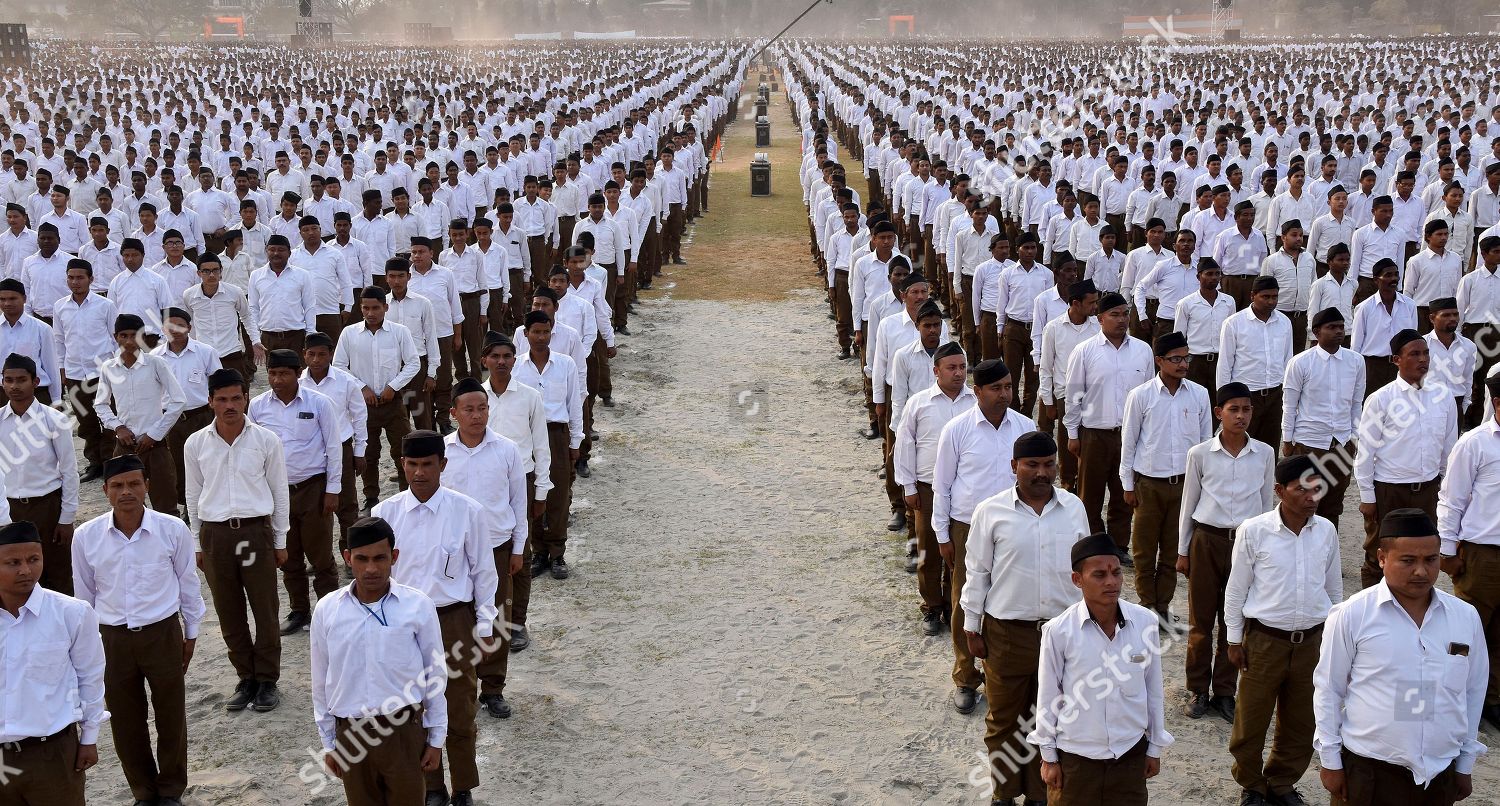 Workers Rashtriya Swayamsevak Sangh Rss Hindu Hardline Editorial Stock Photo Stock Image Shutterstock