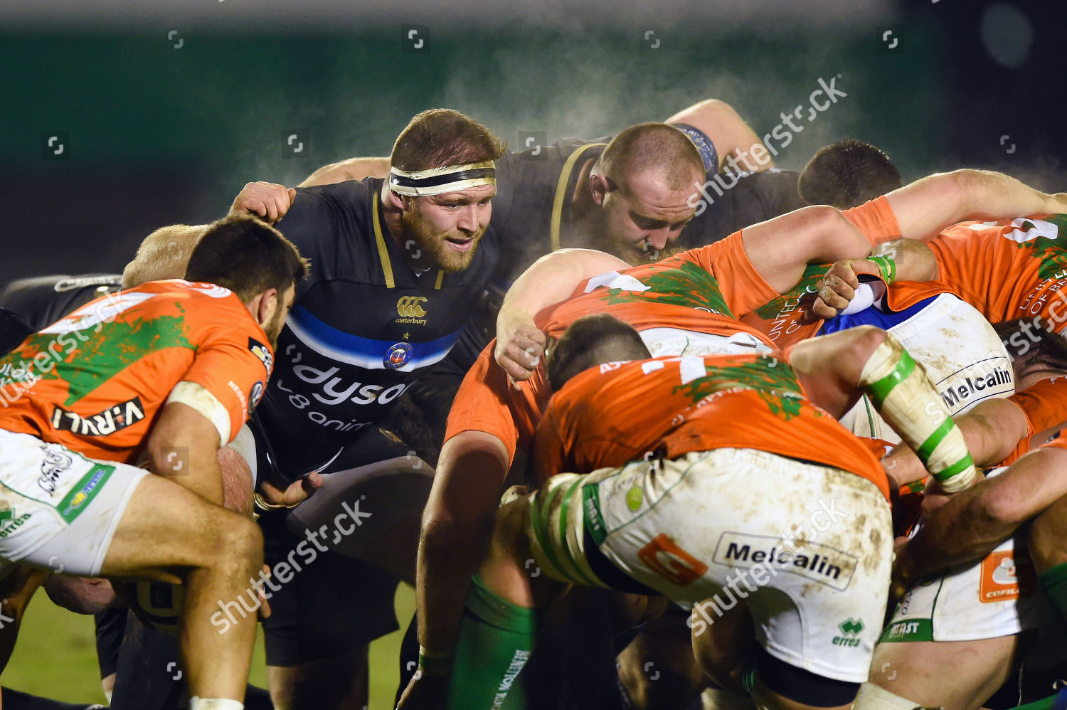 Henry Thomas Bath Rugby Prepares Scrummage Editorial Stock Photo ...