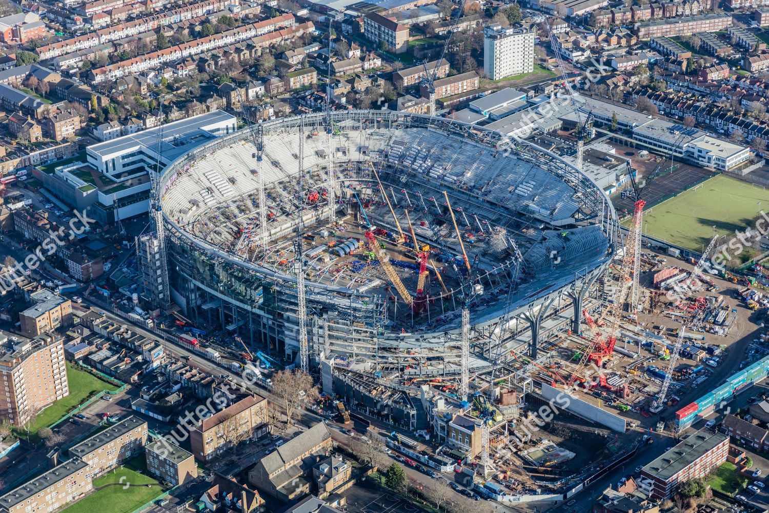Redevelopment White Hart Lane Stadium Tottenham Editorial Stock Photo