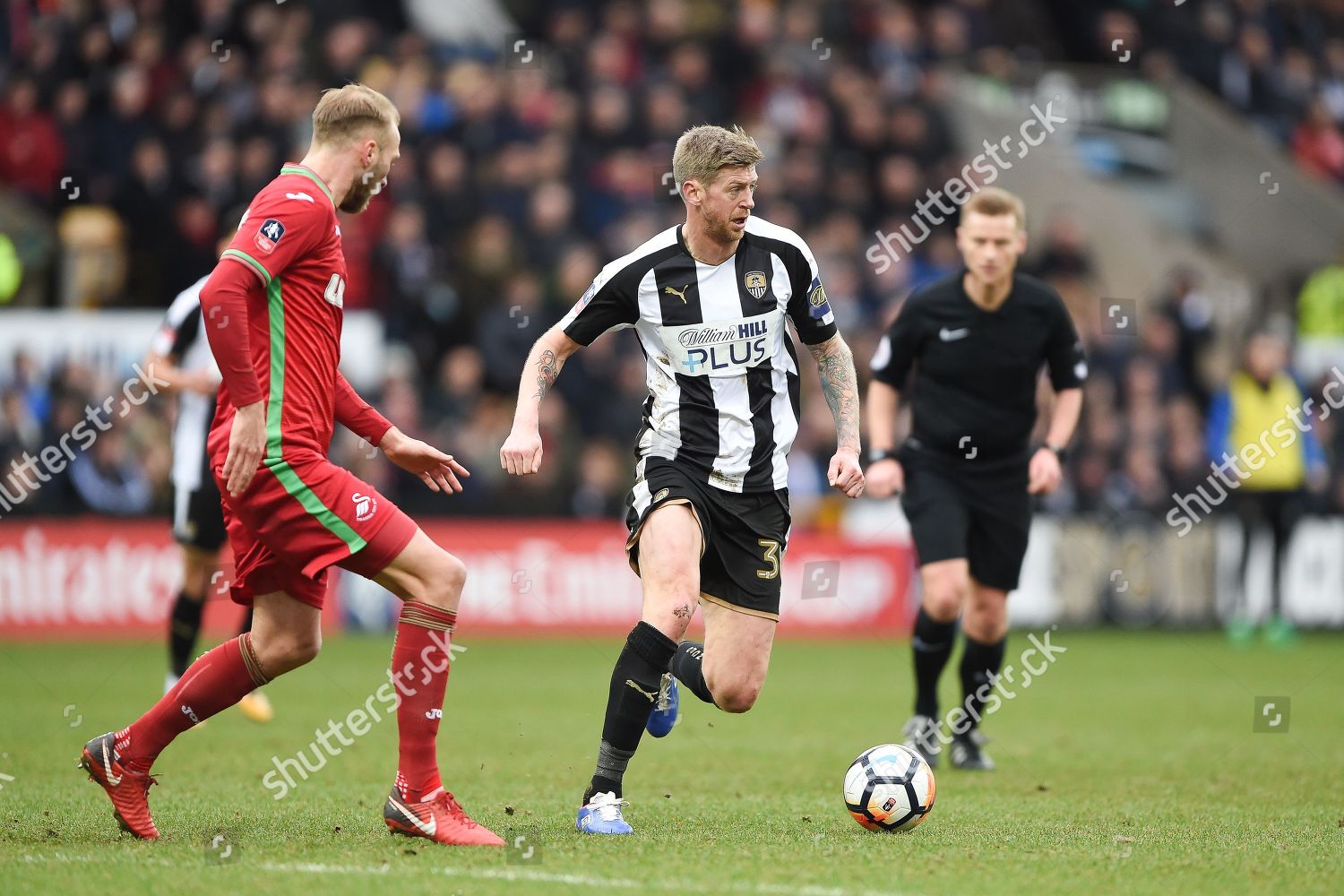 Notts County Forward Jonathan Stead 30 Editorial Stock Photo - Stock ...