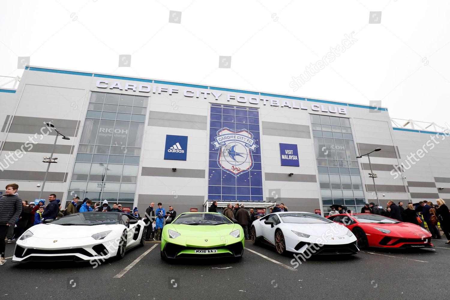 Four Lamborghini Cars Seen Parked Outside Editorial Stock Photo - Stock  Image | Shutterstock