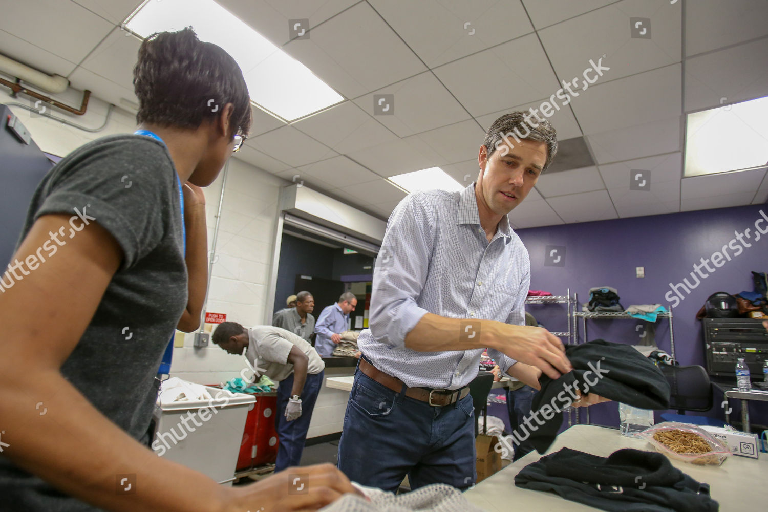 Rep Beto Orourke Dtexas Sorts Laundry Beacon Editorial Stock Photo Stock Image Shutterstock