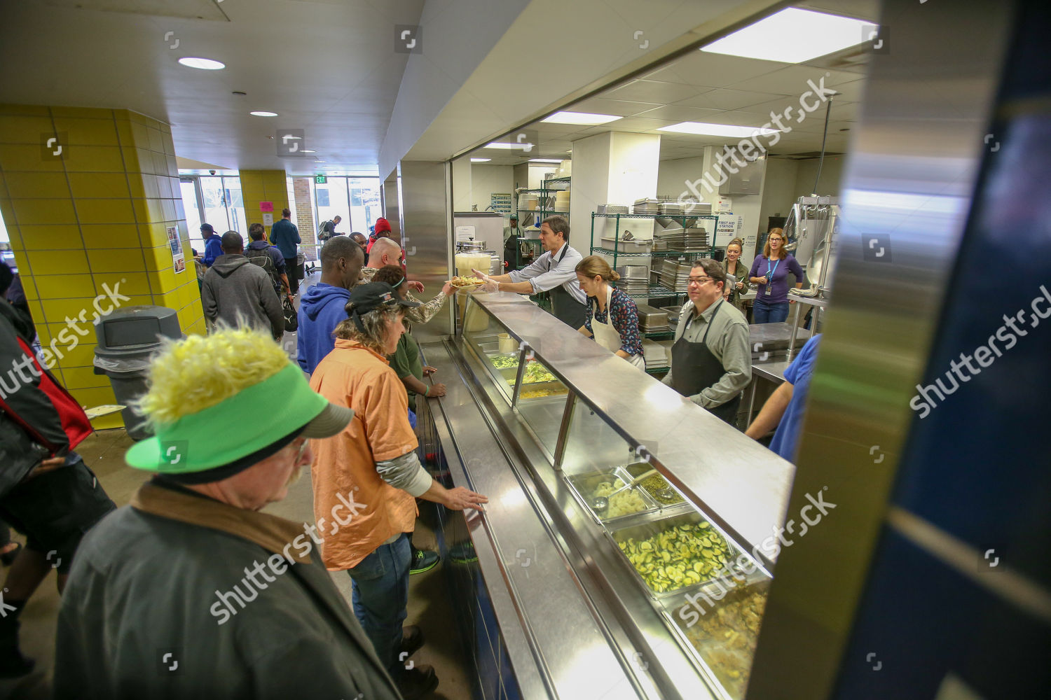 Rep Beto Orourke Dtexas Serves Warm Meal Editorial Stock Photo Stock Image Shutterstock