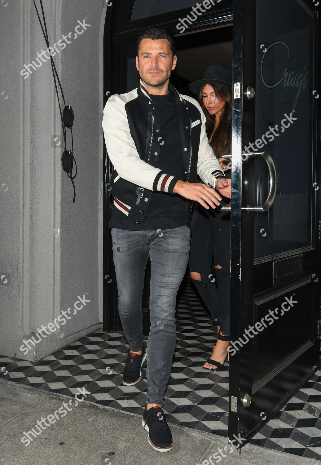 Mark Wright Michelle Keegan Craigs Restaurant Editorial Stock Photo