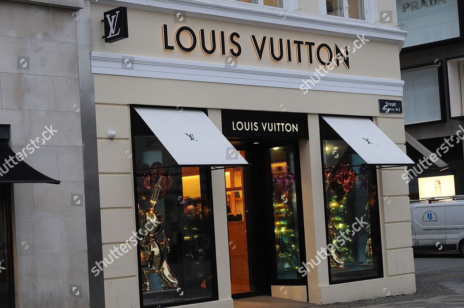 Louis Vuitton luxury danish captial on Editorial Stock Photo - Image