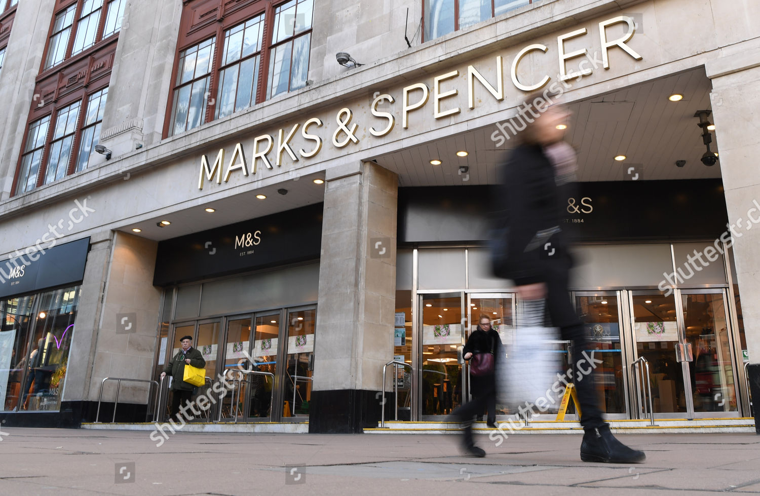 Logo Marks Spencer Displayed On Store London Editorial Stock Photo Stock Image Shutterstock