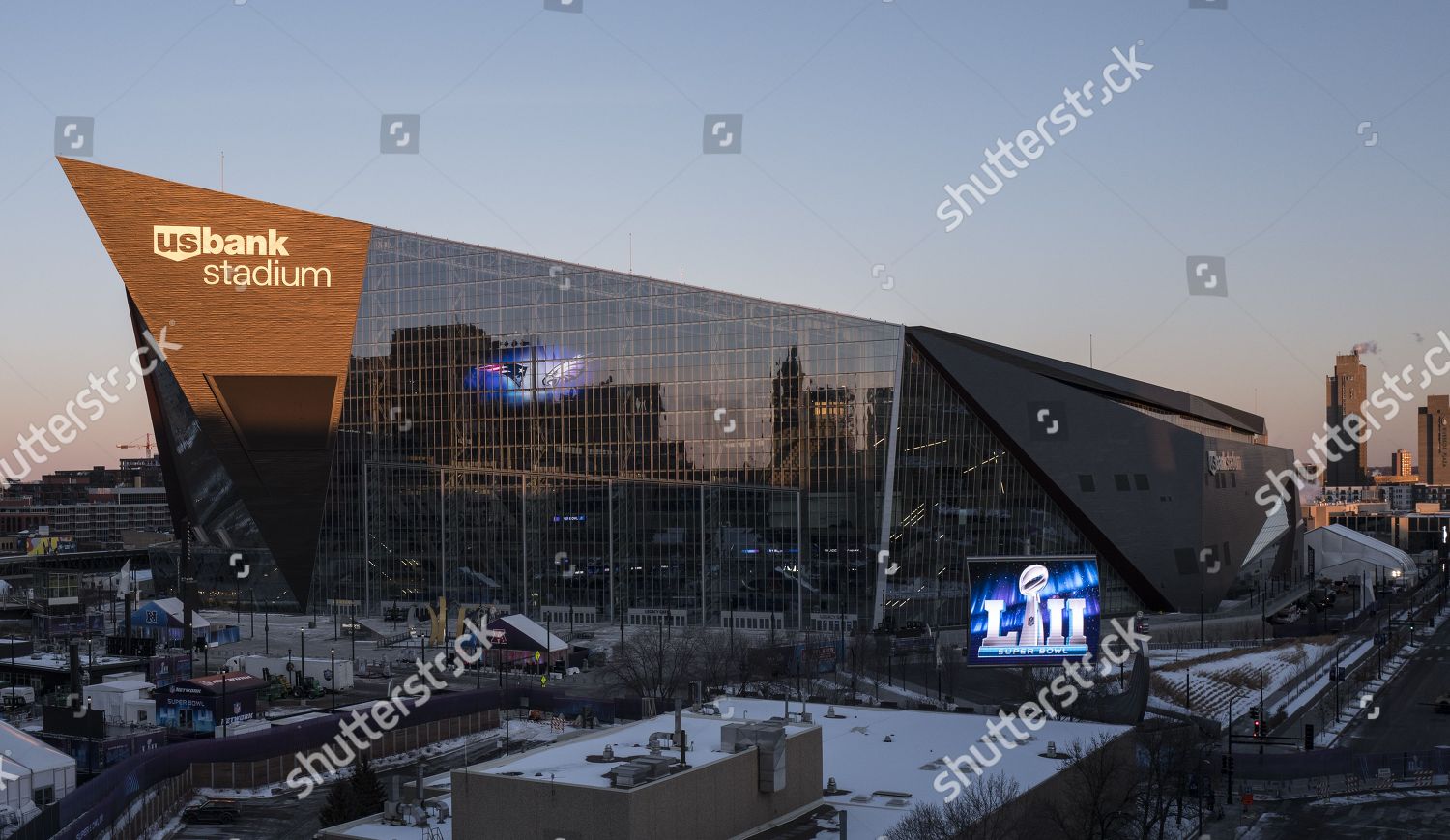 Us Bank Stadium Minneapolis Pictured Sun Editorial Stock Photo - Stock ...