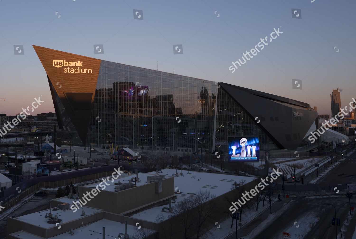 Us Bank Stadium Minneapolis Pictured Sun Editorial Stock Photo - Stock 