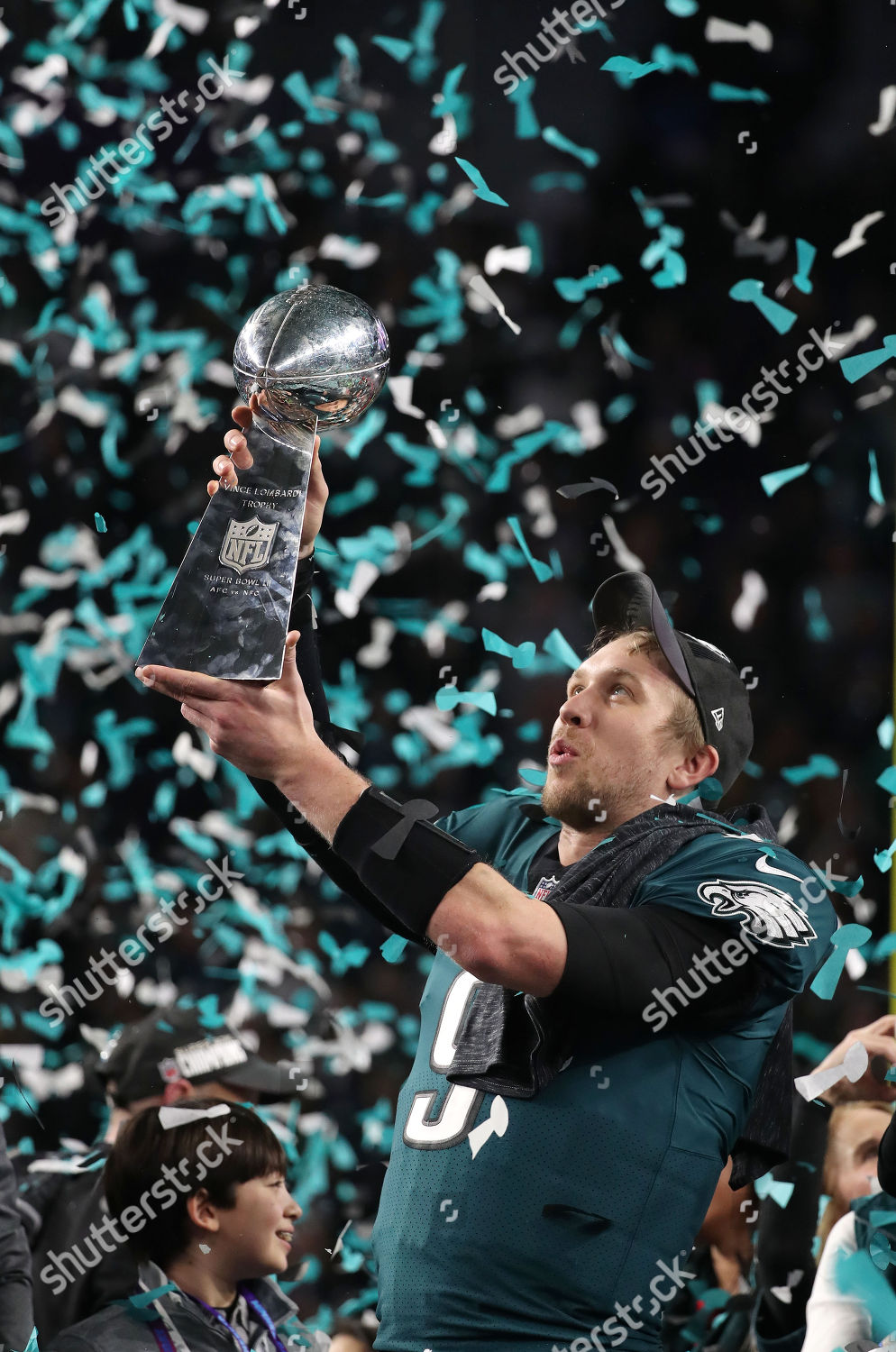 nick foles super bowl trophy