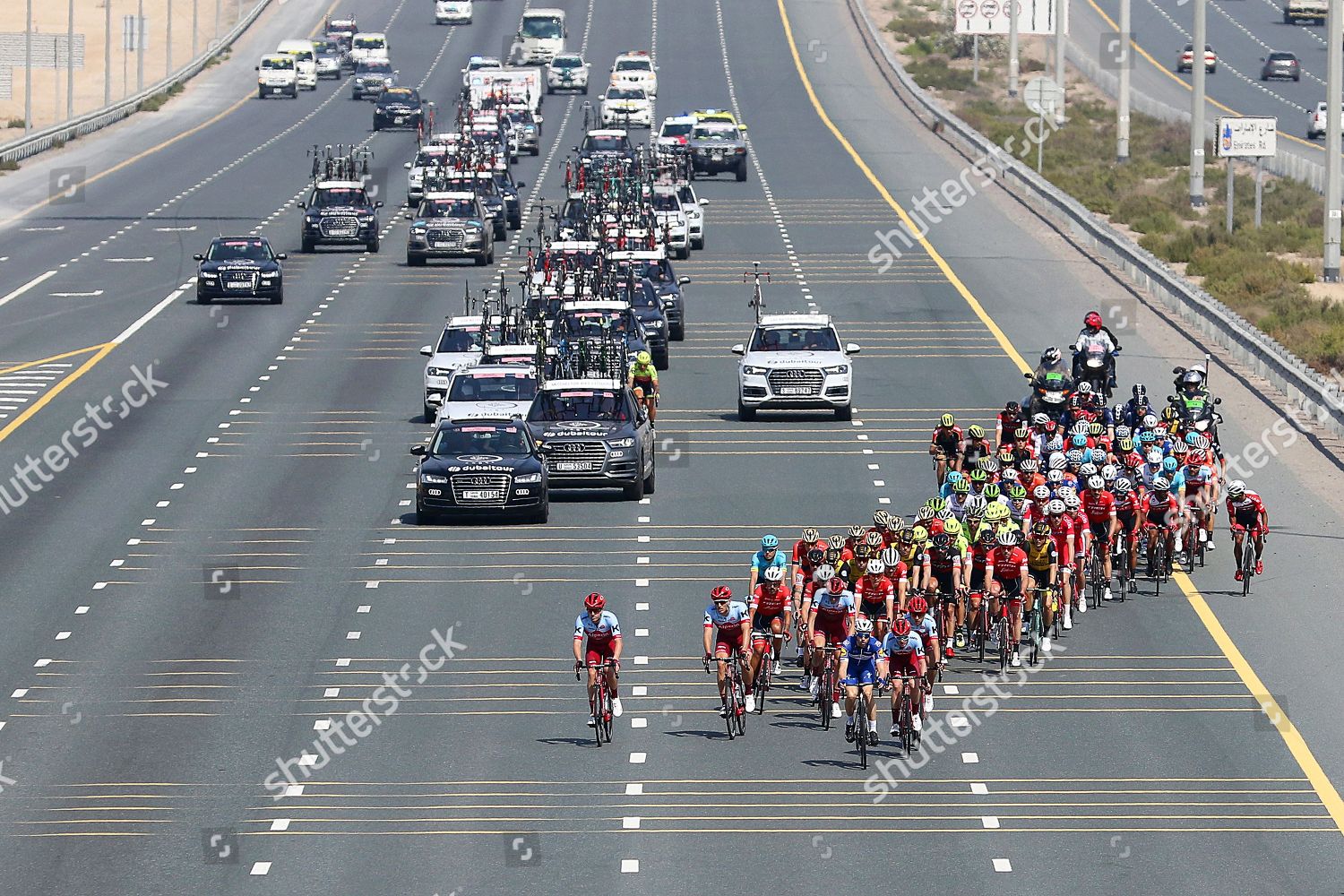 Peloton On Way During First Stage Editorial Stock Photo - Stock Image ...