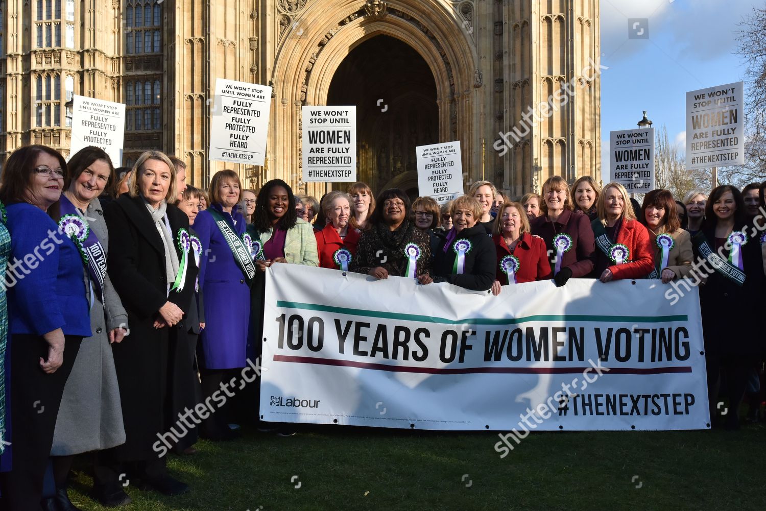 Female Members Shadow Cabinet Labour Politicians Editorial Stock Photo