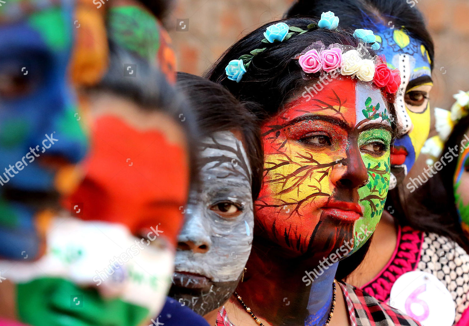 face painting on environment