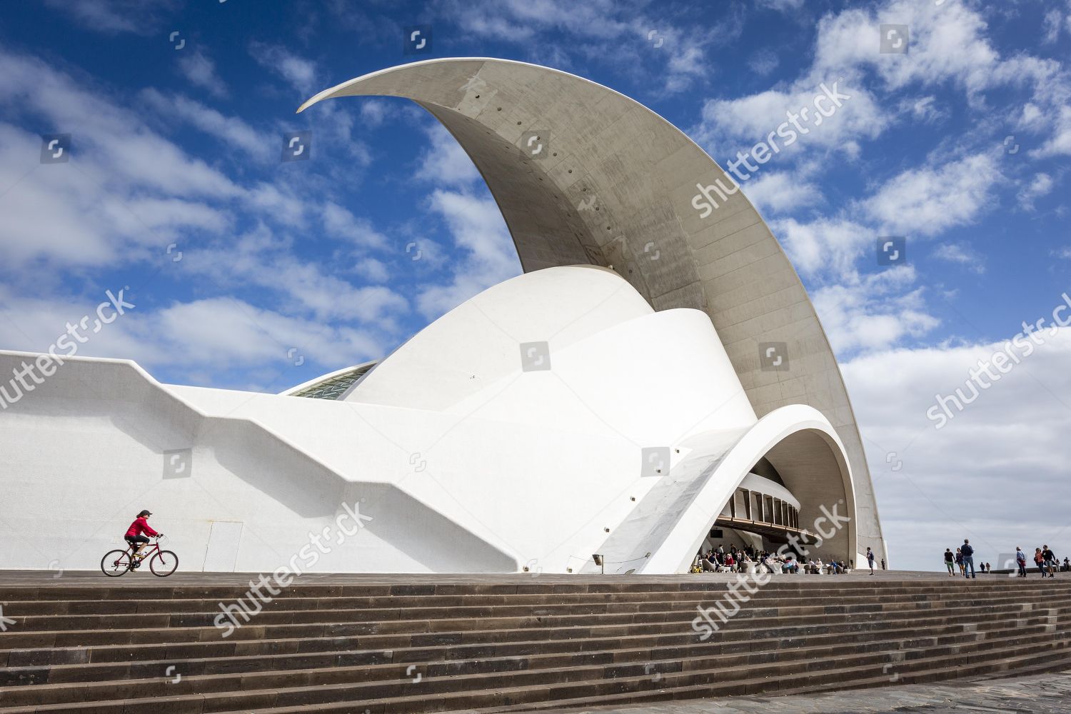 Auditorio De Tenerife Concert Hall Architect Editorial Stock Photo ...