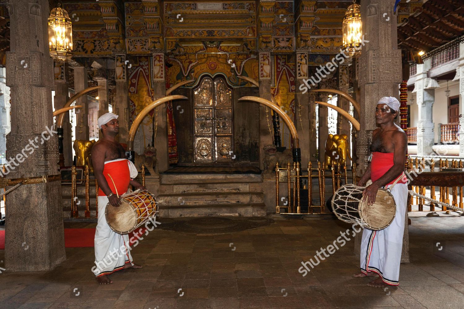 Drummers Front Holy Shrine Sri Dalada Editorial Stock Photo - Stock ...