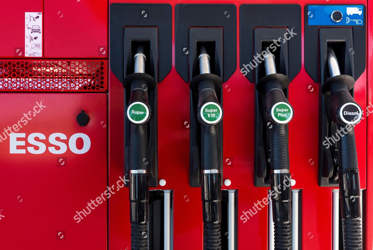 Pump Petrol Esso Gas Station Germany Editorial Stock Photo Stock Image Shutterstock