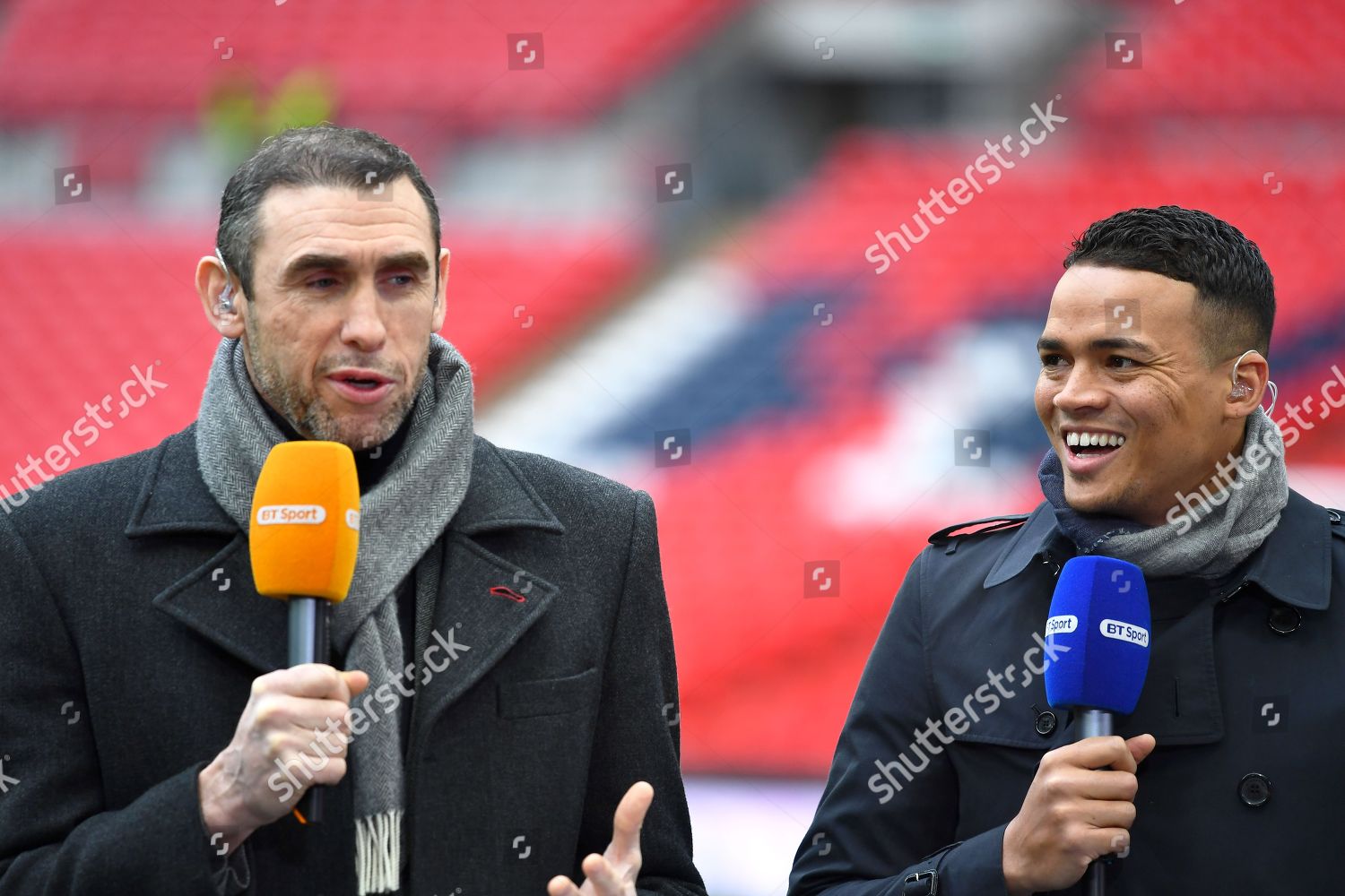 Bt Sport Presenters Martin Keown Jeremain Jenas Editorial Stock Photo Stock Image Shutterstock