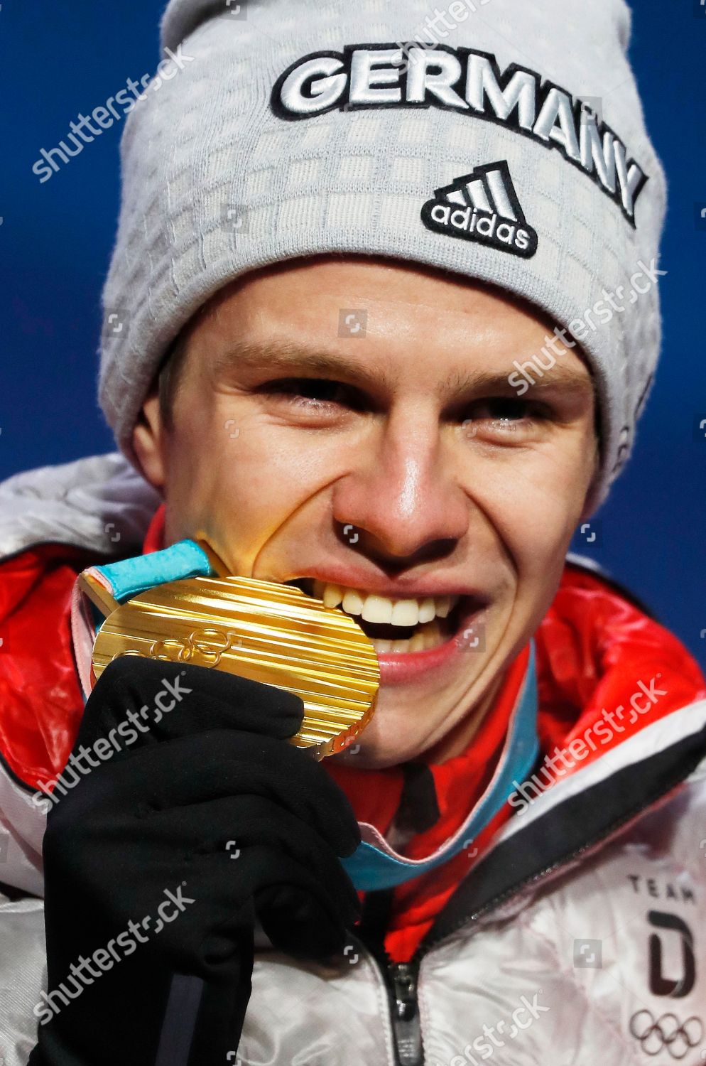 Gold Medalist Andreas Wellinger Germany On Editorial Stock Photo